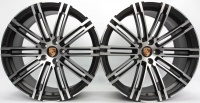 литые диски Литые диски Porsche 911 Turbo Designe чёрный + полированные спицы
