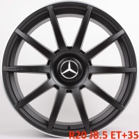 литые диски Литые диски Mercedes-Benz AMG  чёрный + полированный обод