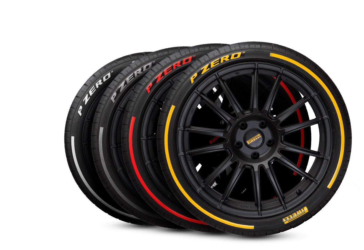 Цветные шины Pirelli