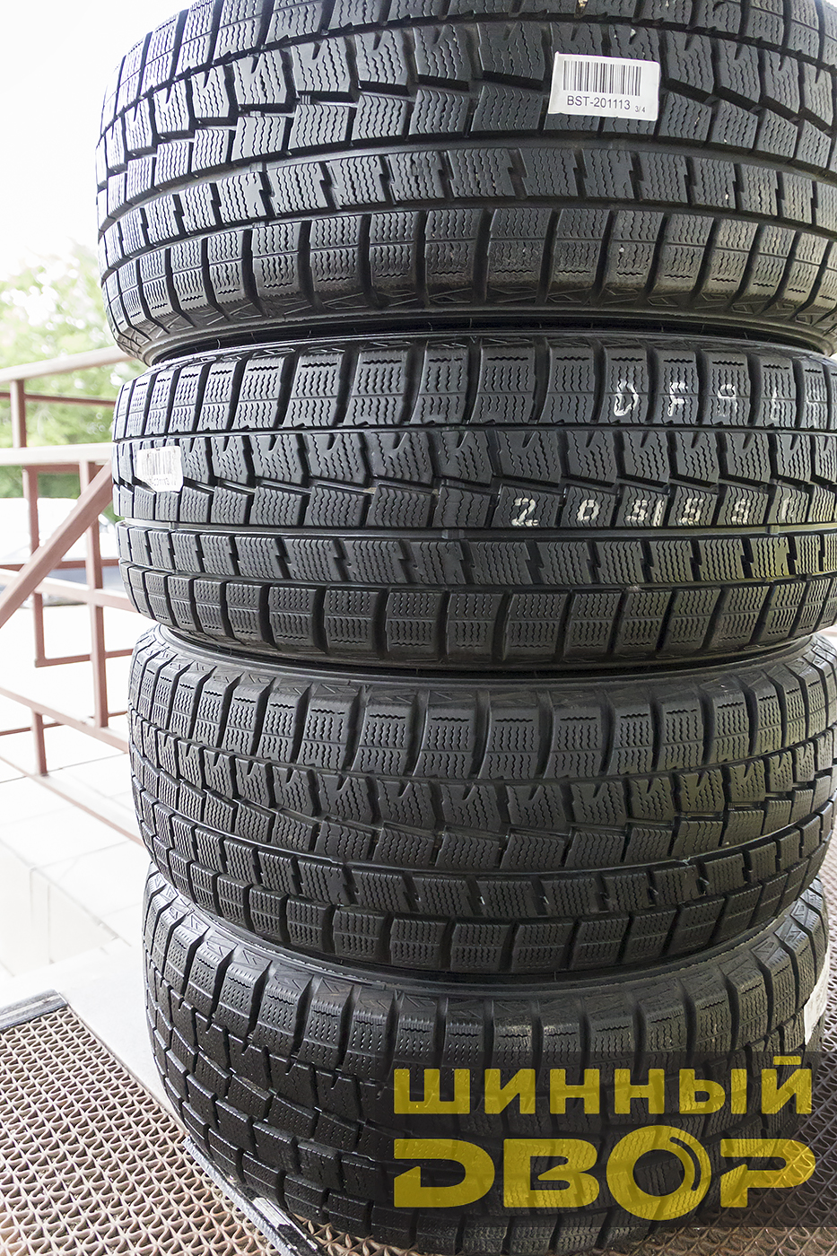 Шины б/у 205/55 R16 Dunlop Winter Maxx 01 К-кт 4шт в Красноярске || Шинный  двор