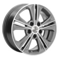 Литые диски Диск 6x16/5x112 ET50 D57,1 KHW1603 (Jetta) Gray-FP (TCH)