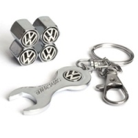 Набор колпачков на нипеля с ключом Volkswagen 2999