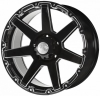 Литые диски Race Ready Technology CSSD2805 9,0x20 5/139,7 ET20 d-108,1 BLK-W-S-R (УТ000000630)