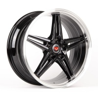 литые диски Литые диски Диски Veemann BX03-SV284 18 J9,5 ET25 5x114.3 73,1 чёрный + полированные обод