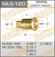 Футорка для грузовика резьба 30*1,5R/20*1.5R длина 28/58.7 ключ 20мм  Toyota Dyna  Арт. MLS-120