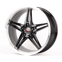 литые диски Литые диски Диски Veemann BX03-SB408 19 J9,5 ET25 5x114.3 73,1 чёрный + полированные обод