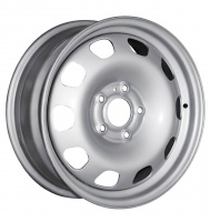 стальные диски Стальные диски R16 5-114.3 J6.5 h66.0 et+50 (16003 AM) Silver Renault Duster