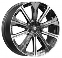 Литые диски СКАД КР013 (Haval F7/F7x) 7,0x19 5/114,3 ET40 d-64,1 Diamond Black Gris (4210312)