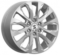 Литые диски КиК КР007 (Pajero Sport) 8,0x20 6/139,7 ET38 d-67,1 Elite Silver (Арт.78990)